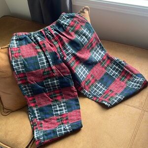 LL BEAN plaid pajama pants
